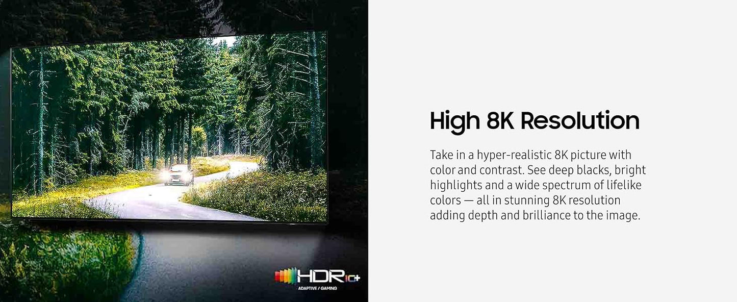 SAMSUNG 85-Inch Class QLED 8K QN800D Series Mini LED, Neo Quantum HDR Smart TV w/Dolby Atmos, Object Tracking Sound+, AI Motion Enhancer, Real Depth Enhancer Pro, Alexa Built-in