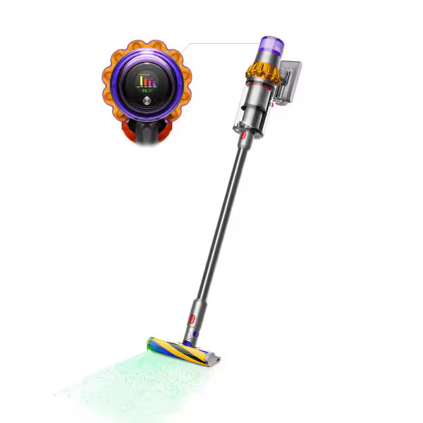 Vacuum V15 Detect Cordless Stick Yellow/Nickel Gray