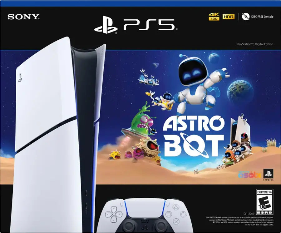 PlayStation 5 Slim Console Digital Edition - ASTRO BOT Bundle - PlayStation 5