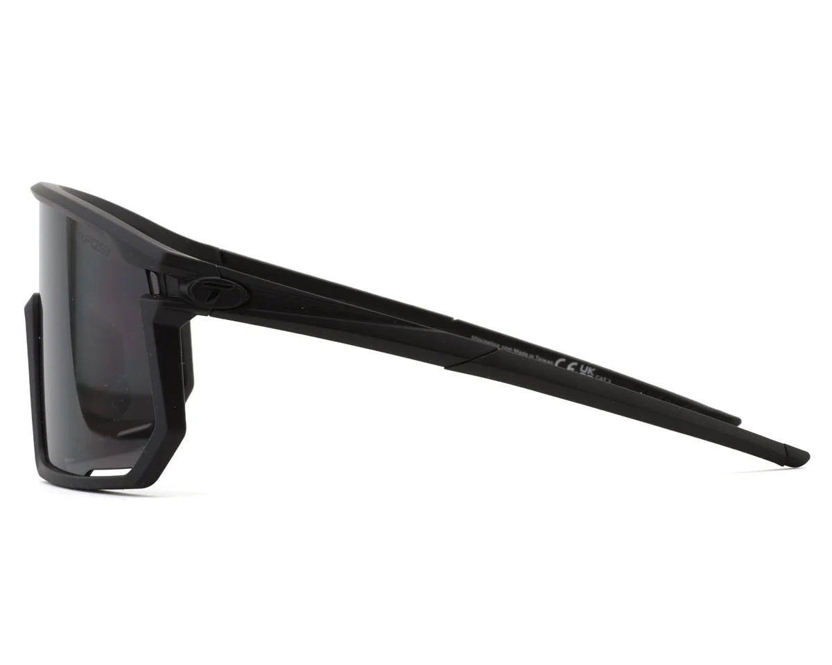 Tifosi Moab Sunglasses (Blackout) (Smoke/AC Red/Clear)
