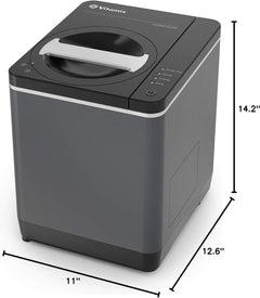 Vitamix FC-50 - Convenient Home Food Processor and Recycler - Kitchen Countertop Compost Bin Alternative - Electric Waste Disposer - Odorless Garbage Disposal - 2.5L Capacity
