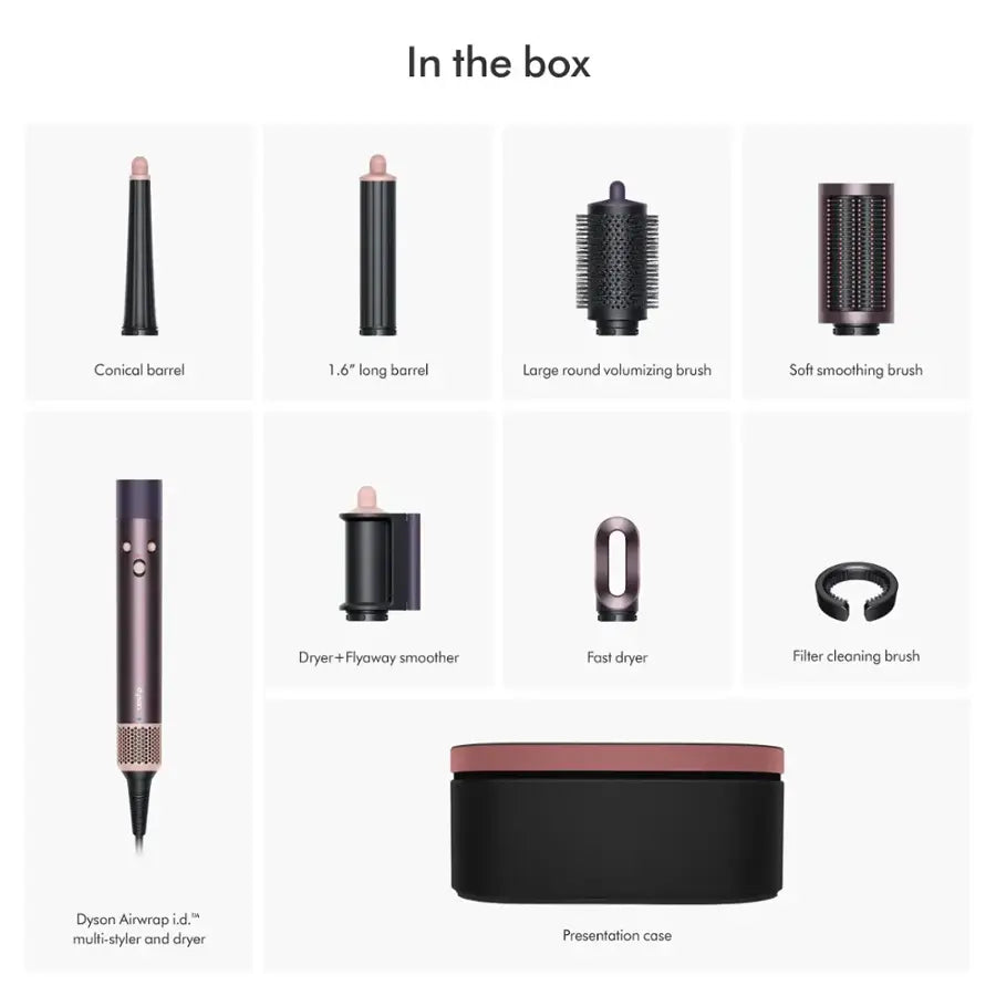 Dyson - Airwrap i.d. Multi-Styler and Dryer for Straight+Wavy Hair - Jasper Plum