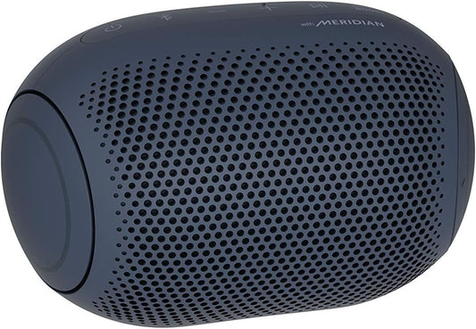 LG XBOOM Go Speaker PL2 Jellybean Portable Wireless Bluetooth, Big Bass, Sound by Meridian, Water-Resistant, Sound Boost EQ, 10 Hour Battery Life - Black
