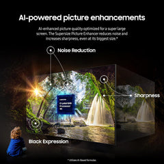 Samsung 98-Inch Class 4K Crystal UHD Series HDR Smart TV, Object Tracking Sound Lite, Motion Xcelerator 120Hz, Supersize Picture Enhancer, Mega Contrast, Alexa