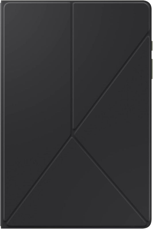 SAMSUNG Galaxy Tab A9+ Book Cover with Foldable Stand, Black-Khaki | Landscape & Portrait | Auto Screen On/Off | Protective Case | Against Bumps/Scratches | US Version