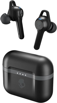 Skullcandy Indy Evo in-Ear Wireless Earbuds, 30 Hr Battery, Microphone, Works with iPhone Android and Bluetooth Devices - Black