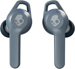 Skullcandy Indy Evo in-Ear Wireless Earbuds, 30 Hr Battery, Microphone, Works with iPhone Android and Bluetooth Devices - Chill Grey