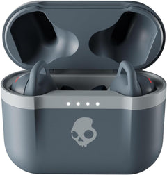 Skullcandy Indy Evo in-Ear Wireless Earbuds, 30 Hr Battery, Microphone, Works with iPhone Android and Bluetooth Devices - Chill Grey