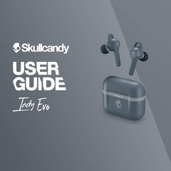 Skullcandy Indy Evo in-Ear Wireless Earbuds, 30 Hr Battery, Microphone, Works with iPhone Android and Bluetooth Devices - Chill Grey