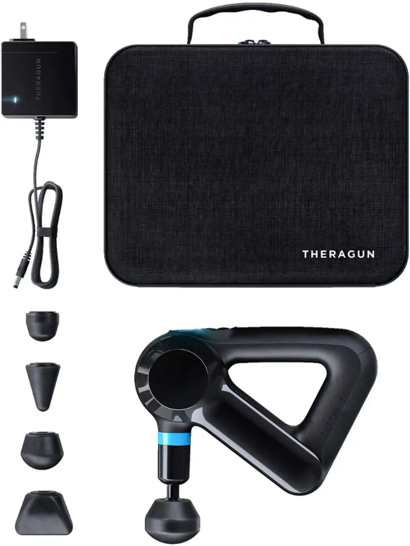 Therabody - Theragun Elite Bluetooth + App Enabled Massage Gun + 5 Attachments, 40lbs Force (Latest Model) - Black