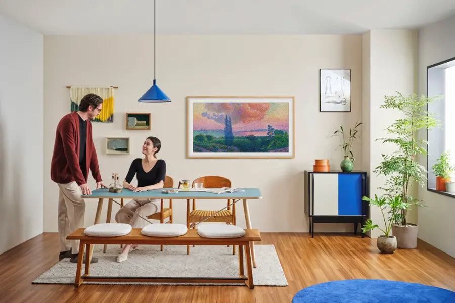 Samsung - 65” Class LS03D The Frame Series QLED 4K with Anti-Reflection and Slim Fit Wall Mount Included