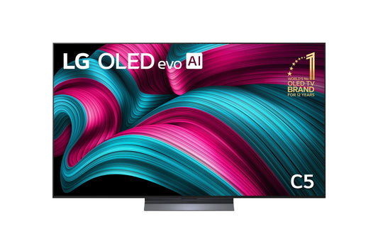 LG 65 inch OLED evo AI C5 4K Smart TV 2025