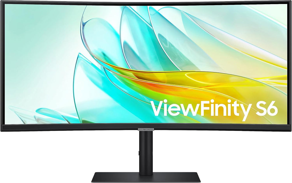 Samsung 34” ViewFinity S65UA Series Ultrawide QHD Curved Monitor, HDR10, 100Hz, 350 nit, USB- C, Adjustable Stand, Intelligent Eye Care