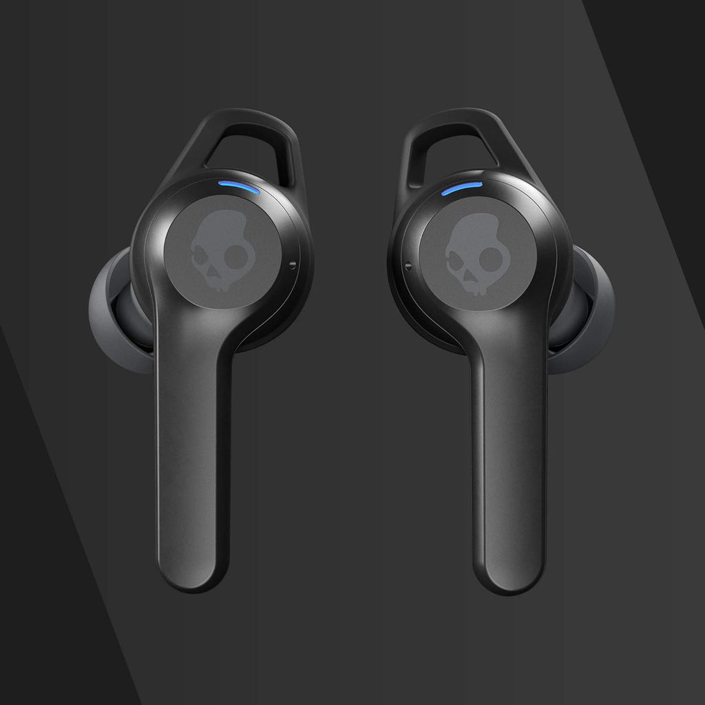 Skullcandy Indy Evo in-Ear Wireless Earbuds, 30 Hr Battery, Microphone, Works with iPhone Android and Bluetooth Devices - Black