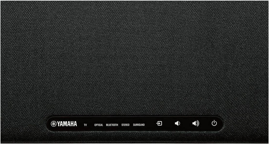 Yamaha Audio SR-B20A Sound Bar with Built-in Subwoofers and Bluetooth, Black