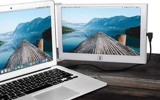 SideTrak Slide Portable Monitor for Laptop 12.5" FHD 1080P IPS Attachable Laptop Screen | Efficient USB Power | Compatible with Mac & Chrome 13" -17" Laptops