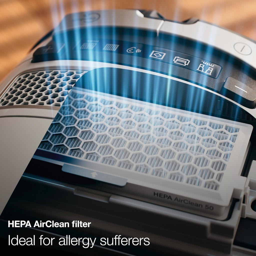 Miele Complete C3 Calima Bagged Canister Vacuum Cleaner with Turbobrush floorhead, Suitable for Low-Medium Pile Carpet and Hard Floors, in Curry Yellow