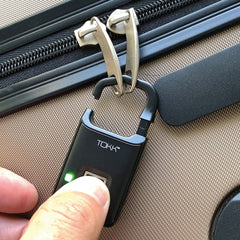 Lock Travel Steel Fingerprint Pl4-Black