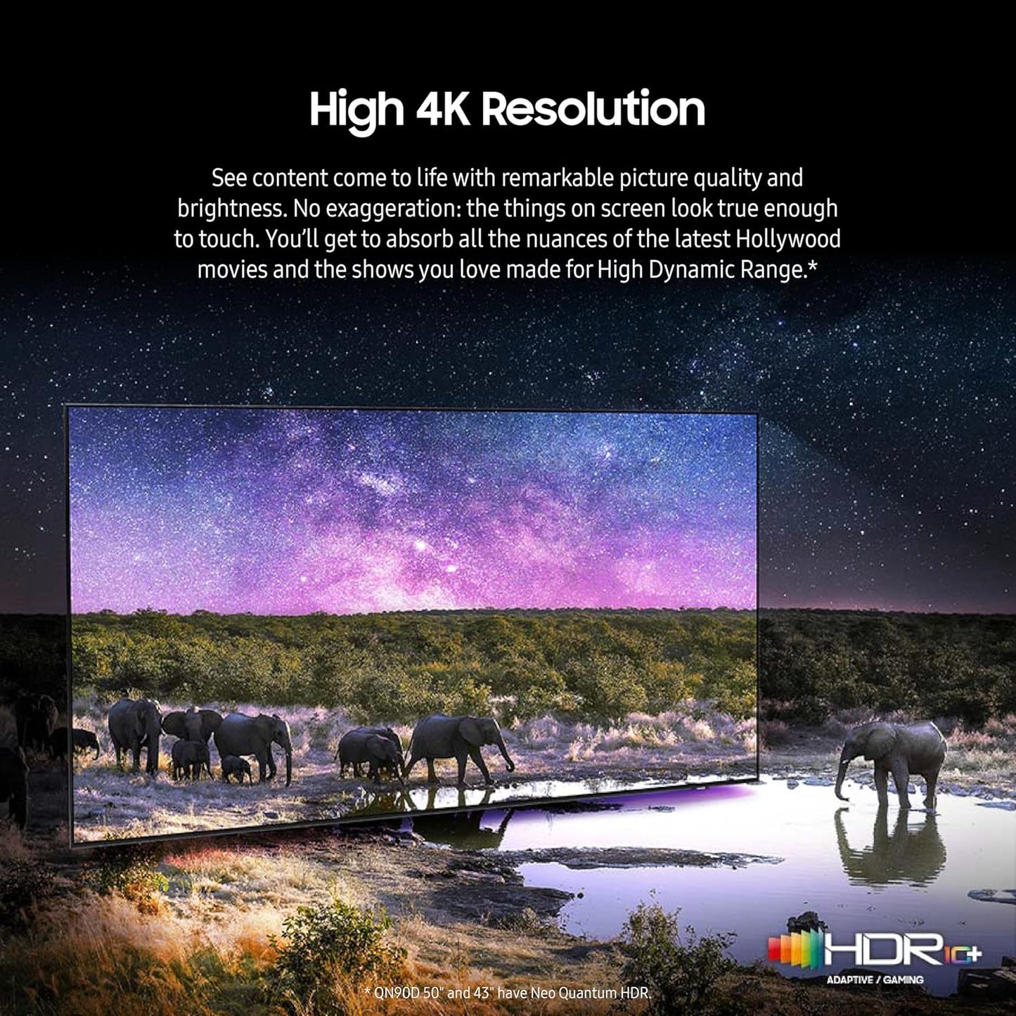 SAMSUNG 75 Inch Neo QLED TV with 4K AI Upscaling