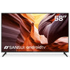 Sansui 58-Inch 4K UHD HDR Smart LED Android TV with Google Assistant (Voice Control), Screen Share, HDMI, USB (2022 Model Android 9 OS)