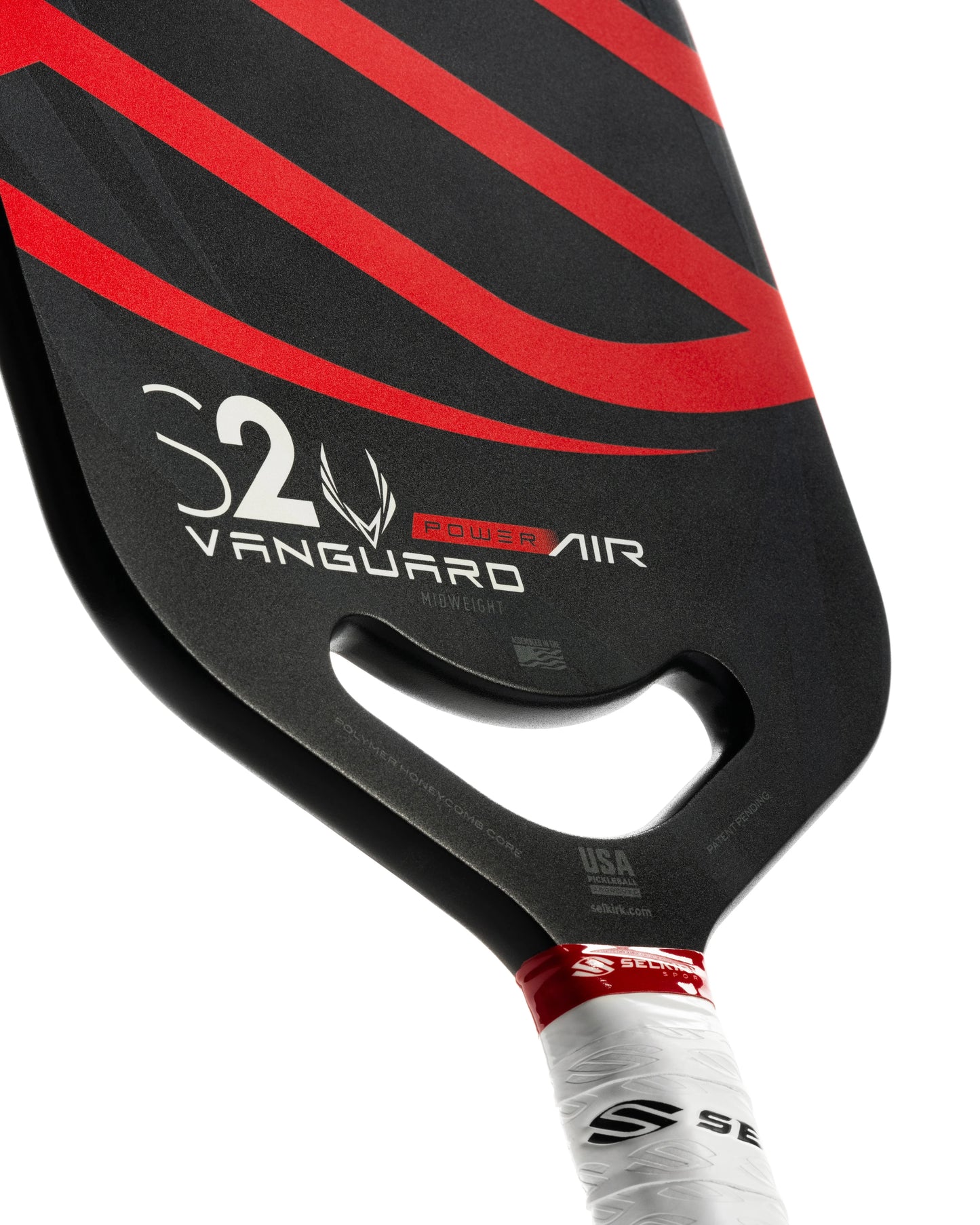 Paddle Pickleball Vanguard S2 Power Air-Selkirk Red