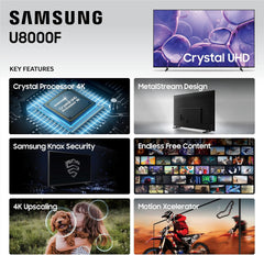 Samsung 75-Inch Class Crystal UHD 4K Smart TV (2025 Model) Endless Free Content, Crystal Processor 4K, MetalStream Design, Knox Security, Alexa Built-in