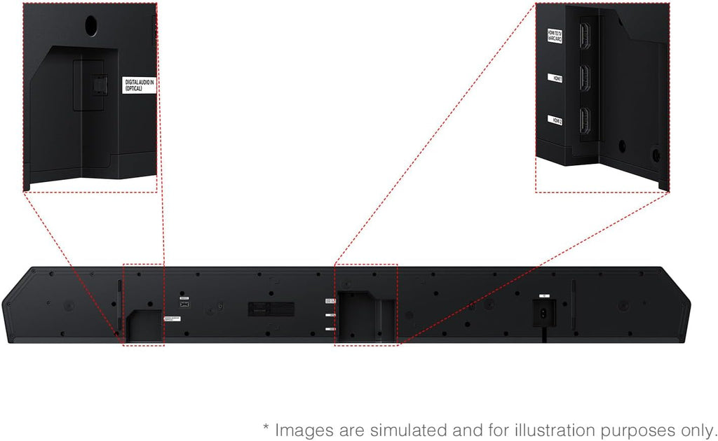 Samsung HW-Q990F Q Series Soundbar 11.1.4 Ch Subwoofer with Rear Speaker