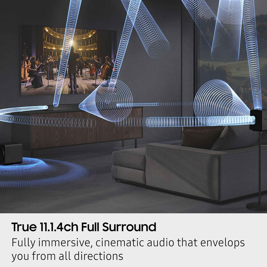 Samsung HW-Q990F Q Series Soundbar 11.1.4 Ch Subwoofer with Rear Speaker