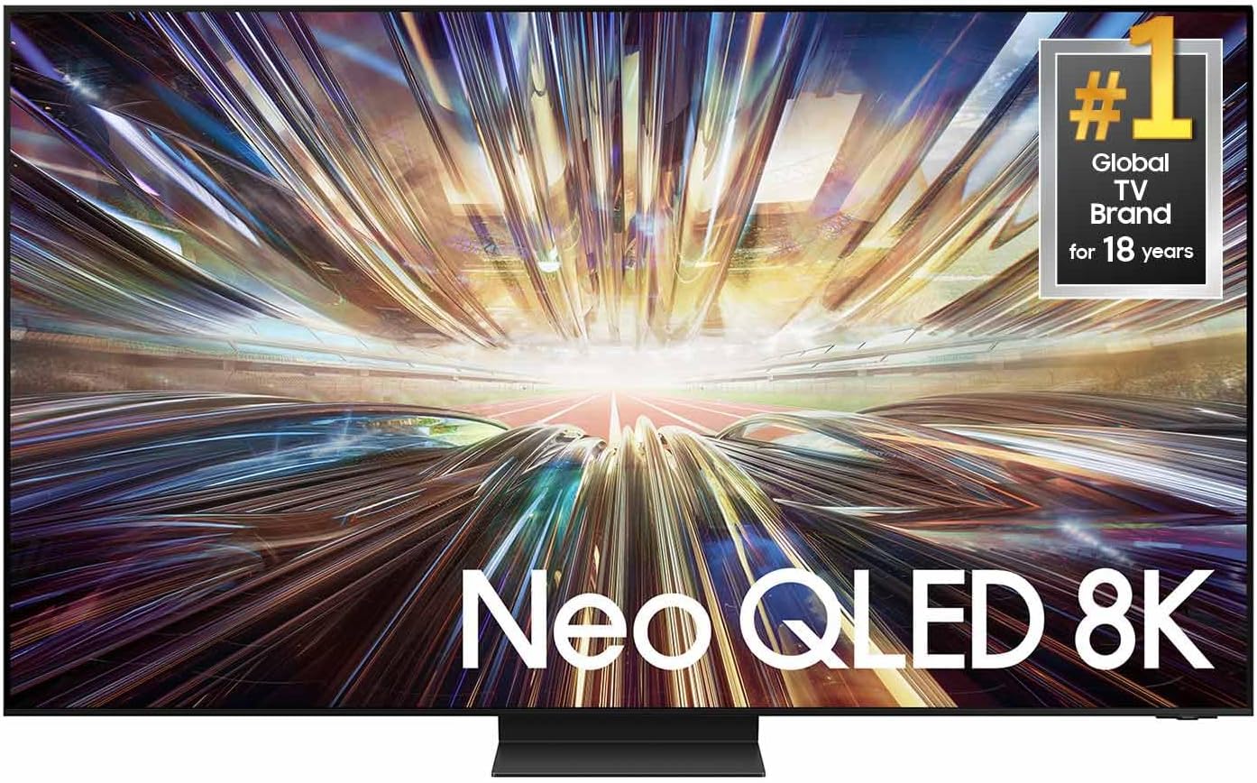 SAMSUNG 85-Inch Class QLED 8K QN800D Series Mini LED, Neo Quantum HDR Smart TV w/Dolby Atmos, Object Tracking Sound+, AI Motion Enhancer, Real Depth Enhancer Pro, Alexa Built-in