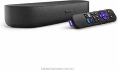 Roku Streambar | 4K/HD/HDR Streaming Media Player & Premium Audio, All In One, Includes Roku Voice Remote
