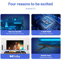 Sansui 58-Inch 4K UHD HDR Smart LED Android TV with Google Assistant (Voice Control), Screen Share, HDMI, USB (2022 Model Android 9 OS)