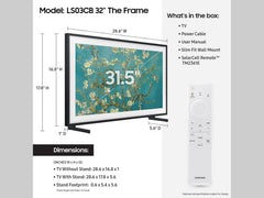 Samsung 32-Inch The Frame QLED HDR Smart TV