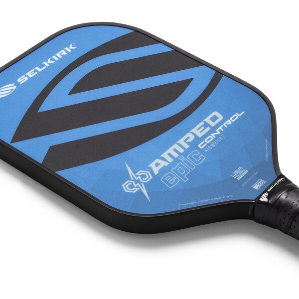Paddle Pickleball Amped Control Epic Lightweight-Blue