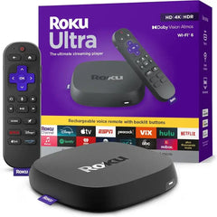Roku Ultra - Ultimate Streaming Player - 4K Streaming Device for TV with HDR10+, Dolby Vision & Atmos