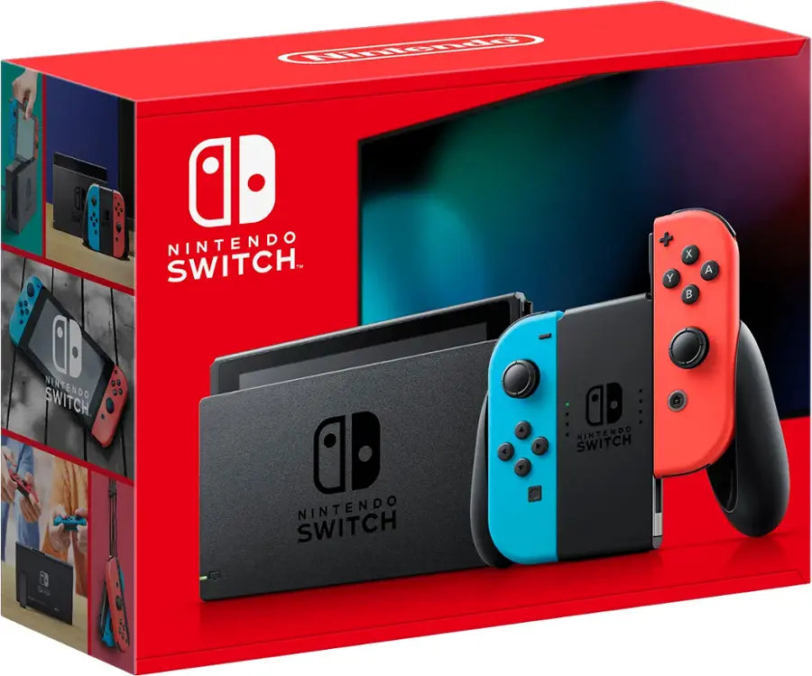 Switch with Neon Blue and Neon Red Joy‑Con - Nintendo Switch